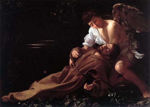 St. Francis in Ecstasy Caravaggio, 1594